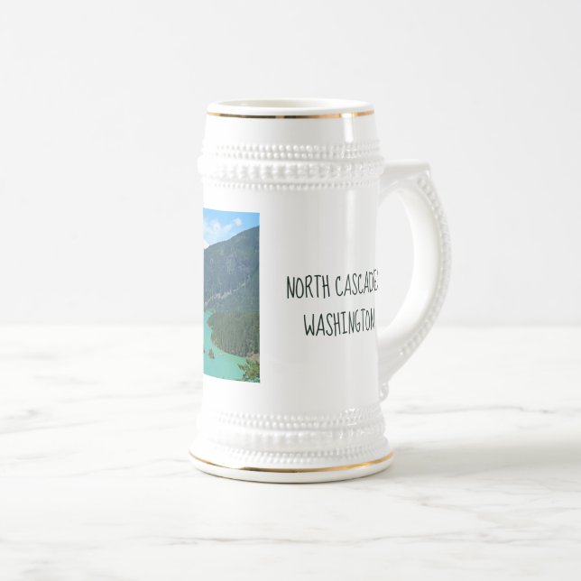 Schneeberg Türkissee in Washington Bierglas (VorderseiteRechts)