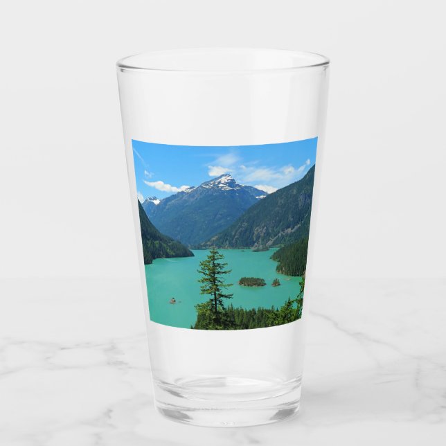 Schneeberg Türkissee in Washington Glas (Vorderseite)