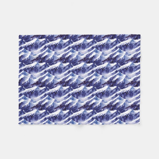 Schneeberg Winter Fleecedecke (Vorderseite (Horizontal))