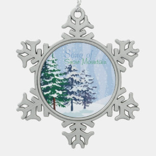Schneeberg-Zwergkuchen Snowflake Ornament
