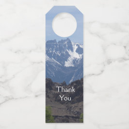 Schneeberge Flaschenanhänger