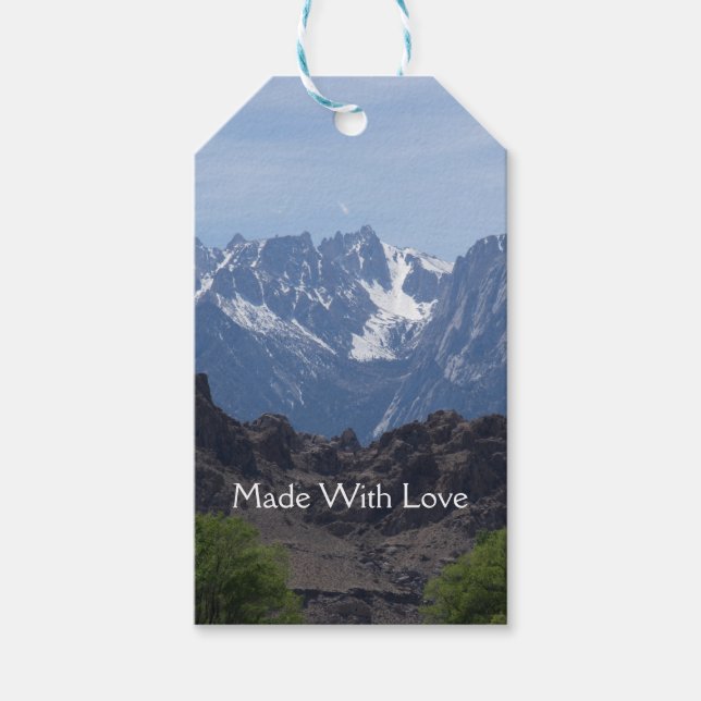 Schneeberge Geschenkanhänger (Vorderseite)