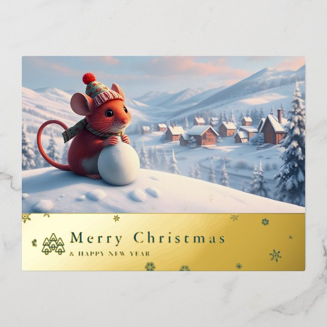 Schneebergmaus - Postkarte V (Vorderseite)