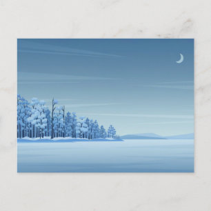 Schneebesichtigung Postkarte