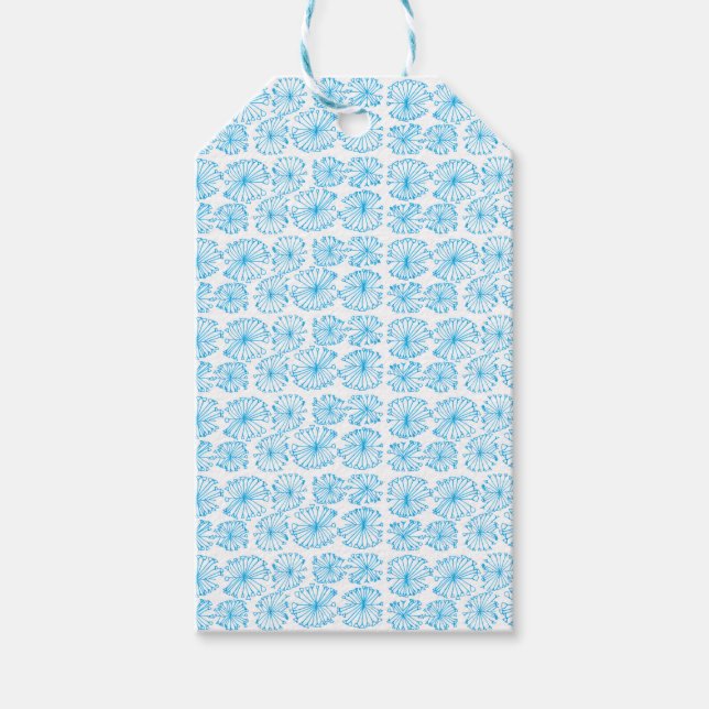Schneeblatt-Geschenkpapier Geschenkanhänger (Vorderseite)