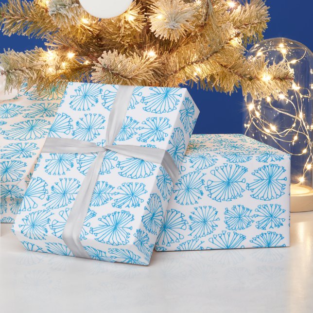 Schneeblatt-Geschenkpapier Geschenkpapier (Feiertage)