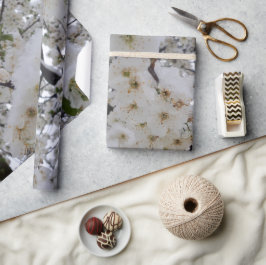 Schneeblüten-Geschenkpapier Geschenkpapier