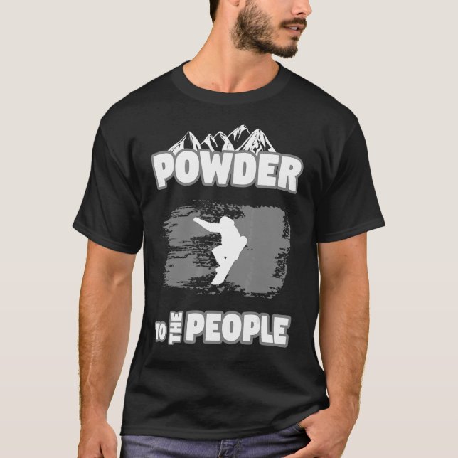 Schneebrett T-Shirt (Vorderseite)