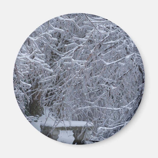 Schneebrücke Magnet (Vorne)