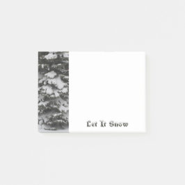 Schneebründe Zweige Post-it®-Notizen Post-it Klebezettel