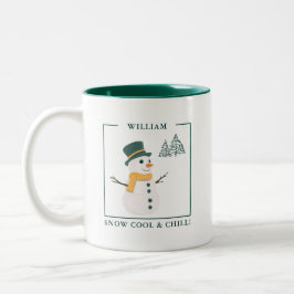 SchneeCool & Kill Custom Snowman Tasse - Geschenk