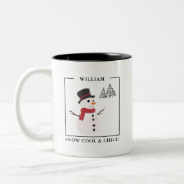 SchneeCool & Kill Custom Snowman Tasse - Geschenk