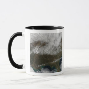 Schneedecke, die von nordöstlichem Texas ausdehne Tasse