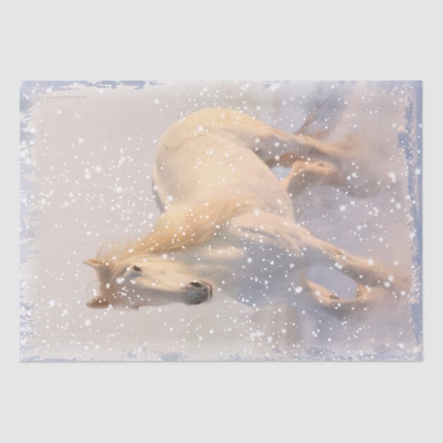 Schneedecke Seidenpapier (Vorderseite)