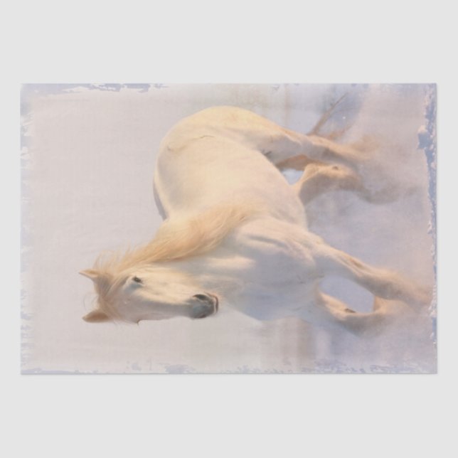 Schneedecke Seidenpapier (Vorderseite)