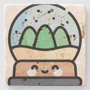 Schneedecke Steinuntersetzer