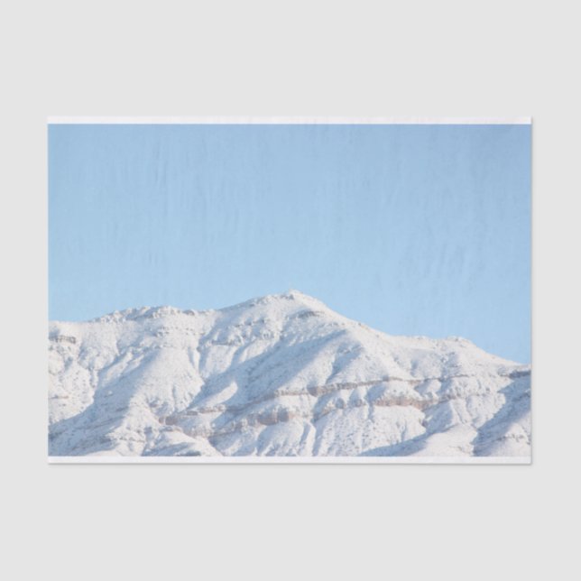 Schneedeckenpapier Seidenpapier (Vorderseite)