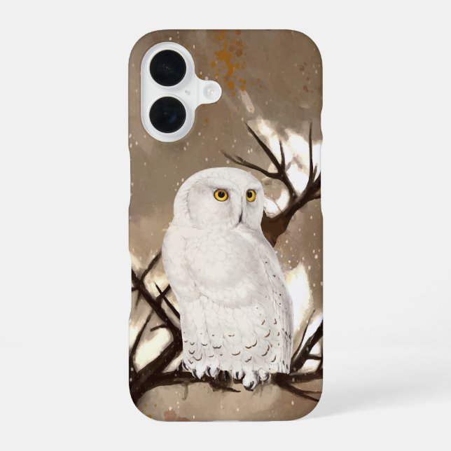 Schneeeule  iPhone 16 hülle (Rückseite)