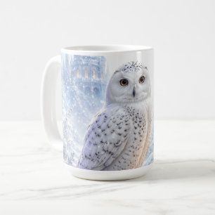 Schneeeulen-Wintermagie Kaffeetasse