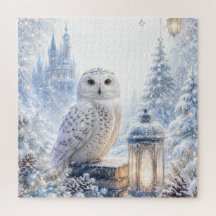 Schneeeulen-Wintermagie