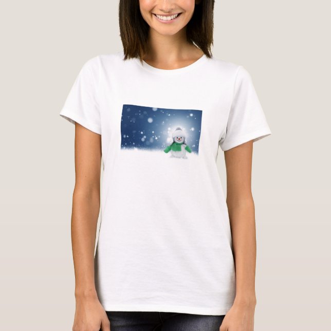 Schneefahrer T-Shirt (Vorderseite)