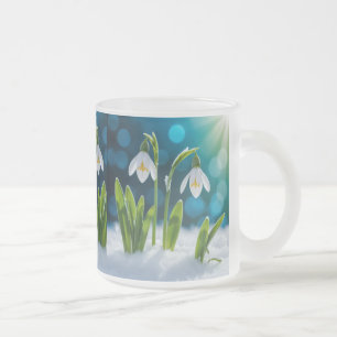 Schneefall-Blume Mattglastasse