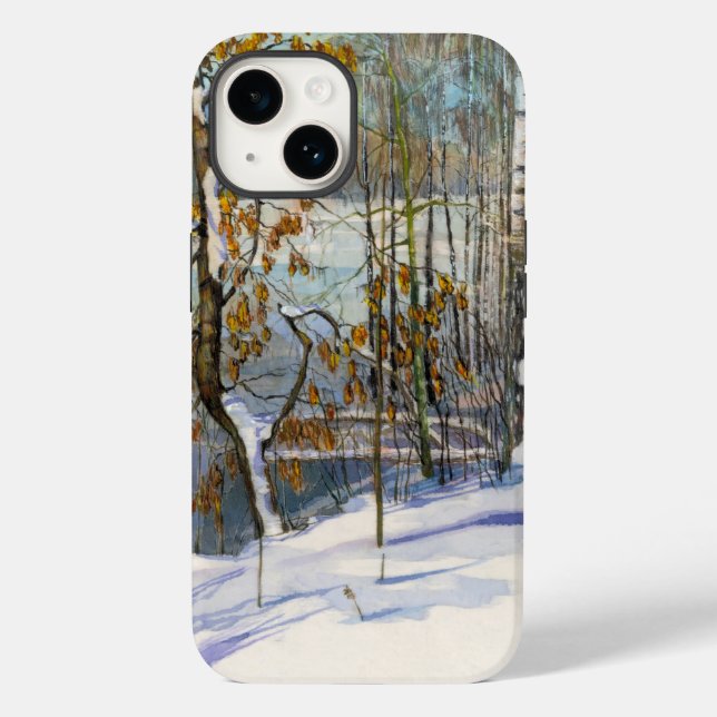 Schneefall Case-Mate iPhone Hülle (Rückseite)