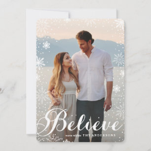 Schneefall Feiertagskarte