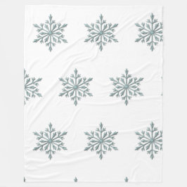 Schneefall Fleecedecke