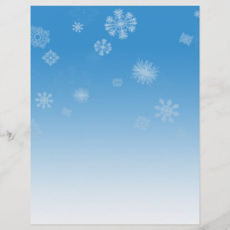 Schneefall Flyer
