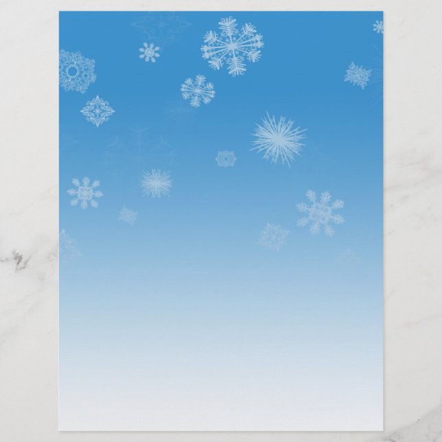 Schneefall Flyer (Vorne)