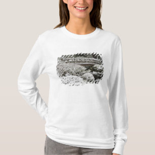 Schneefall im Portland Japanese Garden, T-Shirt