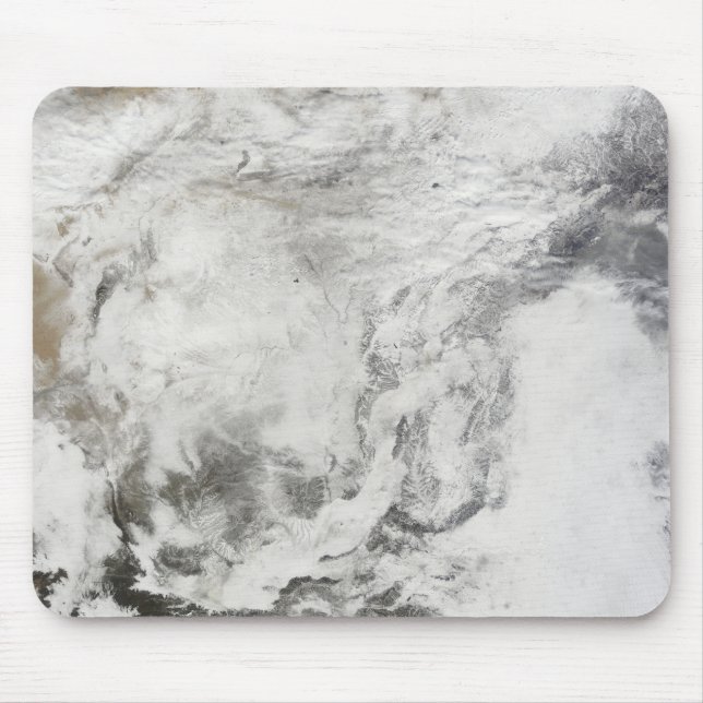 Schneefall in der China Mousepad (Vorne)