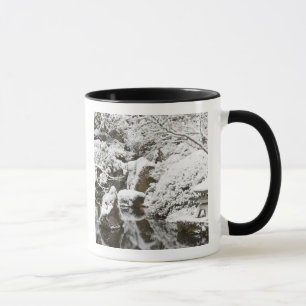 Schneefall in Portland, Japanischer Garten, 2 Tasse