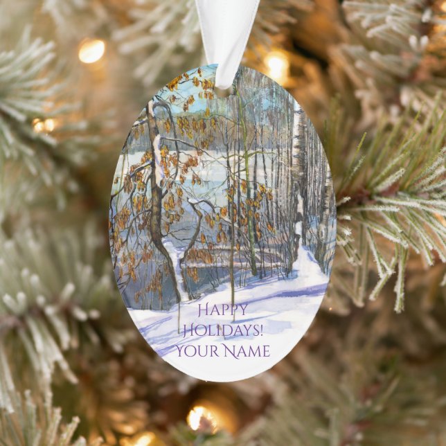 Schneefall Ornament (Baum)