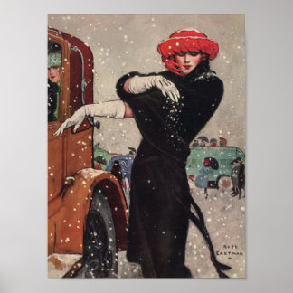 Schneefall Poster