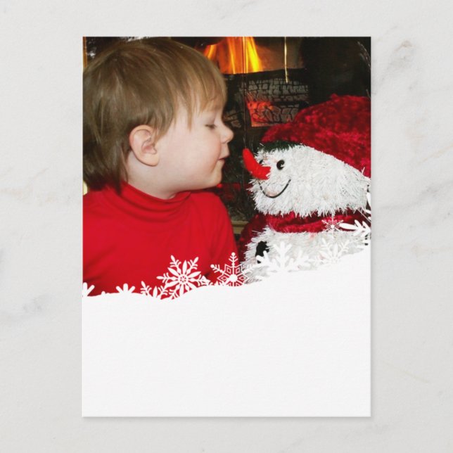 Schneefall... Postkarte (Vorderseite)