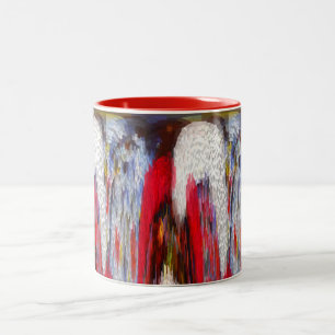 Schneefall-Power Zweifarbige Tasse
