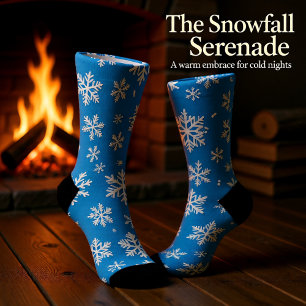 Schneefall Serenade Socken