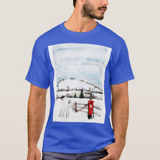 Schneefall sonntags T-Shirt