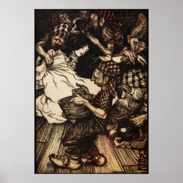 Schneefall und die Zwerge Poster