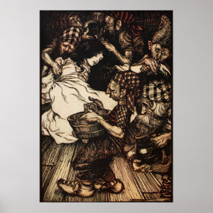 Schneefall und die Zwerge Poster