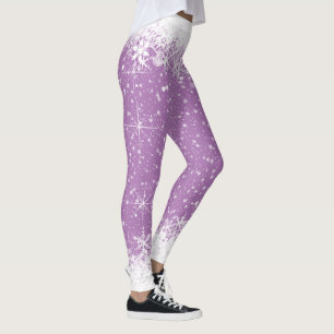 Schneefall und Schneebräder Weihnachten Colo ID728 Leggings