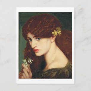 Schneefälle, 1873 (Öl auf Leinwand) Postkarte