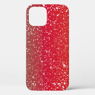 Schneefälle auf bunten Hintergrund, Case-Mate iPhone Hülle