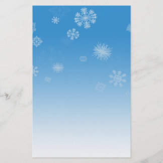 Schneefälle Briefpapier