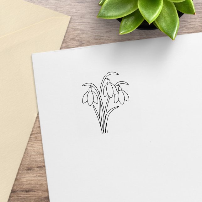 Schneefälle - Frühlingsblumen 2 Gummistempel (Von Creator hochgeladen)