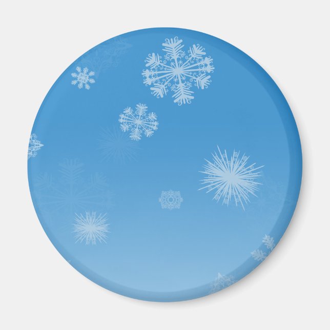 Schneefälle Magnet (Vorne)