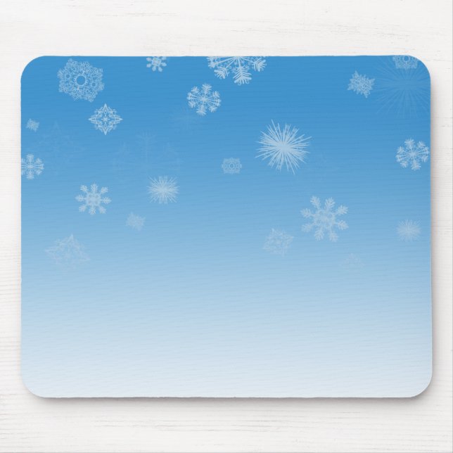 Schneefälle Mousepad (Vorne)
