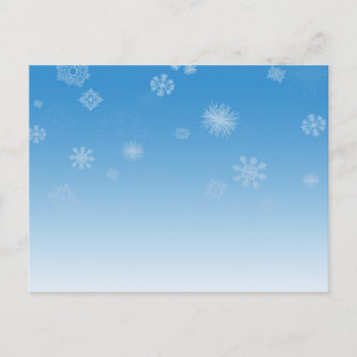 Schneefälle Postkarte